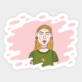 A Girl From Next Door Sticker